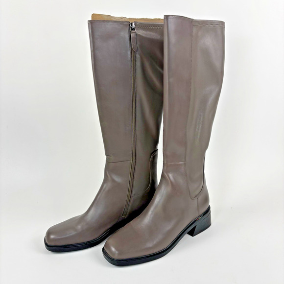 Franco Sarto Women's Giselle Tall Medium Shaft Boot Castagno Leather Size 9W - Picture 8 of 16